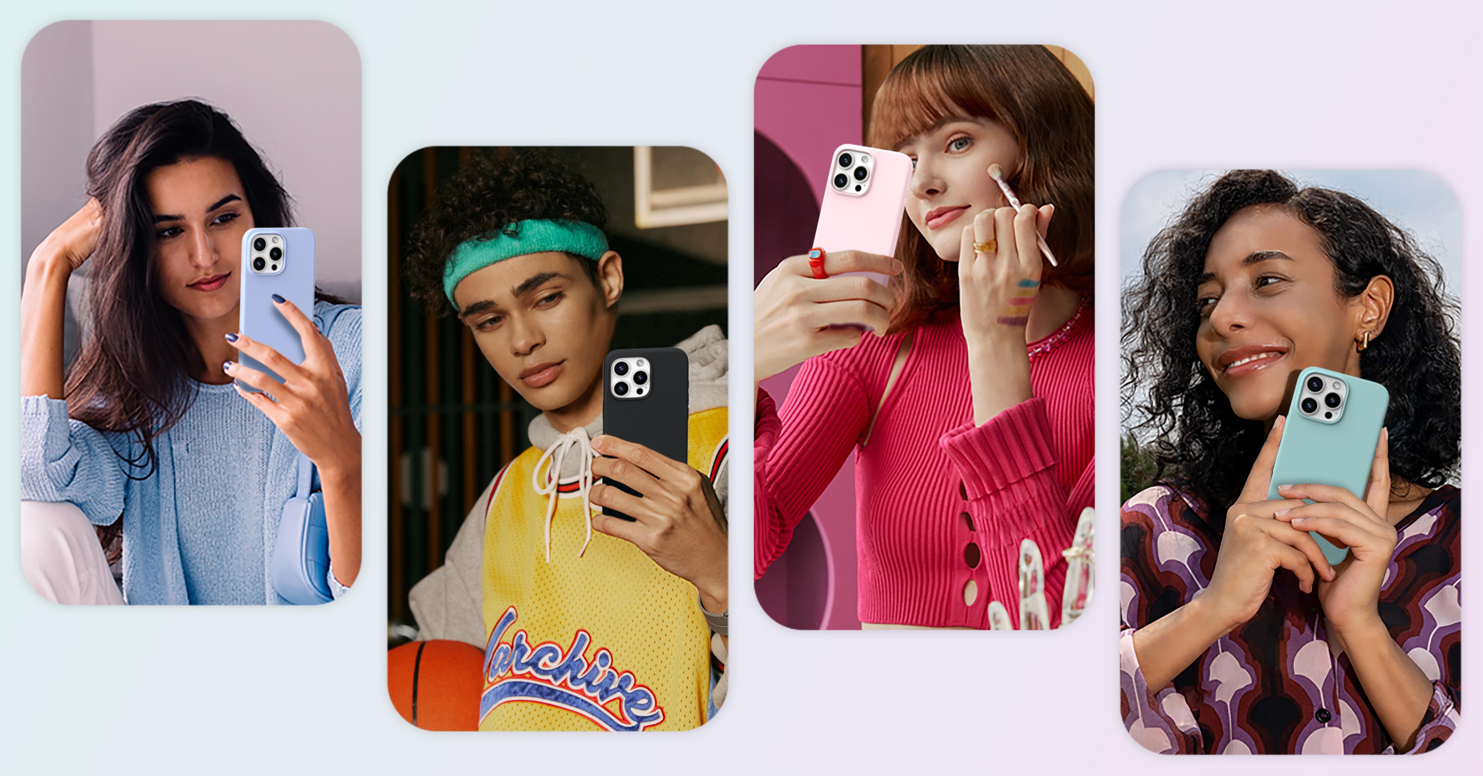 ORNARTO Silicone Case for iPhone 17 16 15 14 13 12 Series, Made of Genuine Liquid Silicone, Full-Body Protection for Smartphones, Silky-Soft Touch Cellphone Case, Inner Anti-Scratch Microfiber Lining, Multi-Color available for Women Girl Travel Spring ORNARTO Silicone Case for iPhone 17 16 15 14 13 12 Series, Made of Genuine Liquid Silicone, Full-Body Protection for Smartphones, Silky-Soft Touch Cellphone Case, Inner Anti-Scratch Microfiber Lining, Multi-Color available for Women Girl Travel Spring