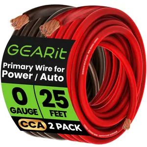 1/0 Gauge CCA Electrical Power Ground Wire