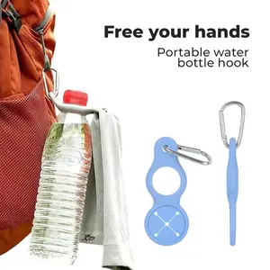 3 Counts climbing buckles, randomly colored small-inch spring hooks Waterproof Rust-Proof for Outdoor Use