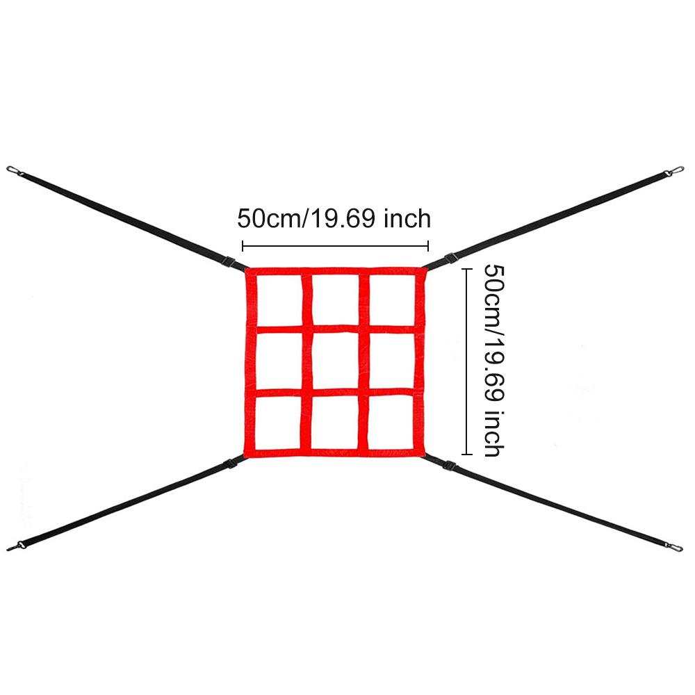 Strike Zone Target Adjustable Baseball Pitching Net Training Aids Practice Accuracy Training Throwing for Baseball Softball Net