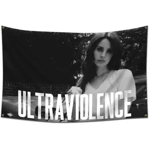 Tapestry  Lana del Singer Rey Flag Tapestry Album Cover Flag Tapestry 6040 Inch Wall Hanging Living Room Bedroom Dormitory Aesthetic Decoration