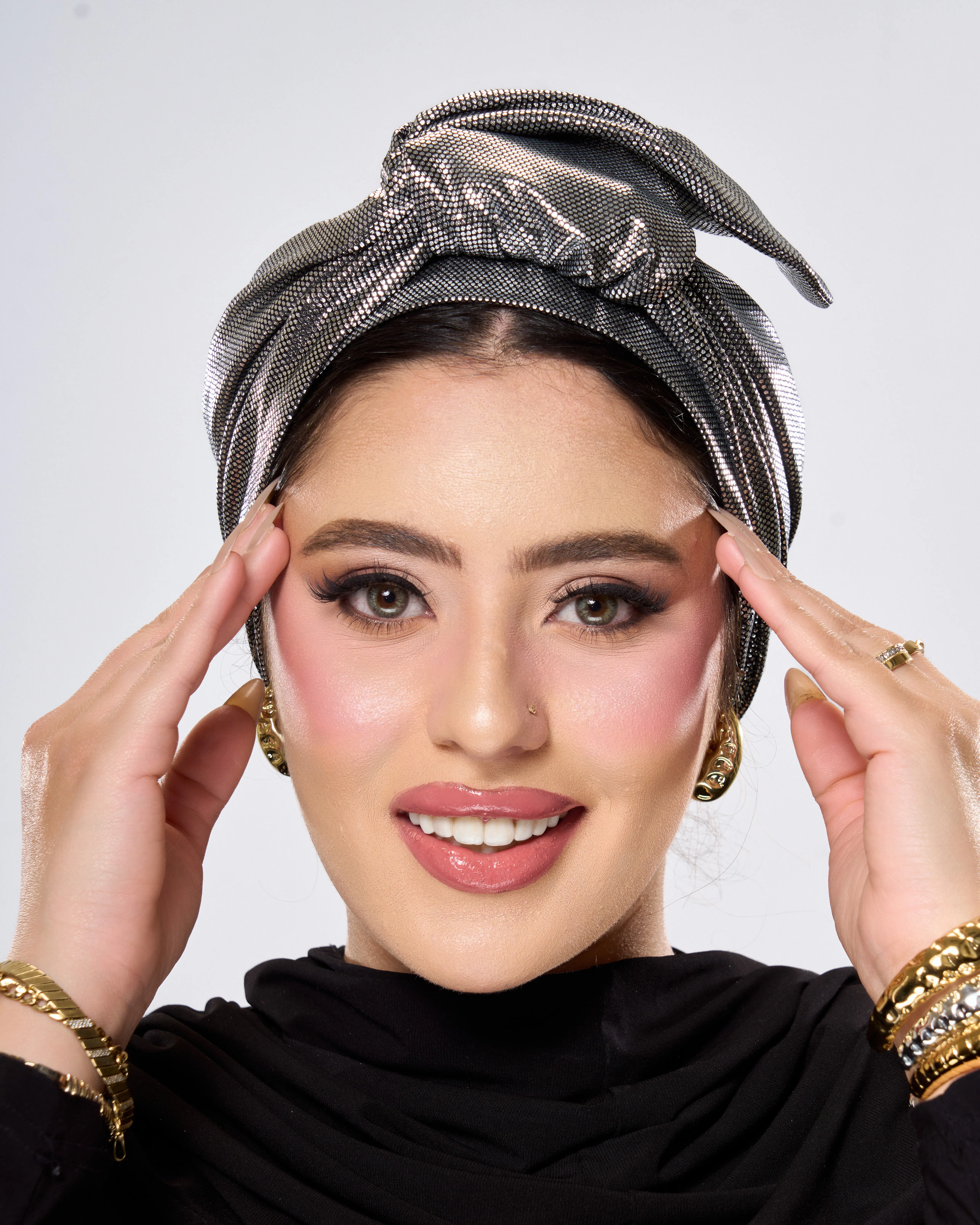 Wire Turban Hair Accessory - Flexible Design for All Head Sizes, Multiway Styling