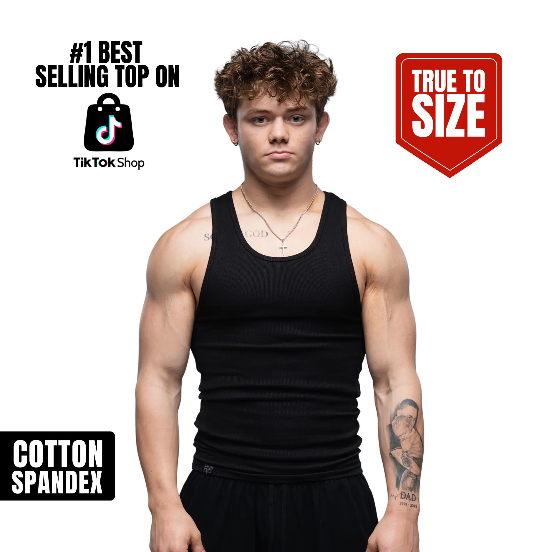EKKO OG Beaters Tank Top - True To Size | 370+ GSM | Cotton and Spandex Athletic Workout Clothing