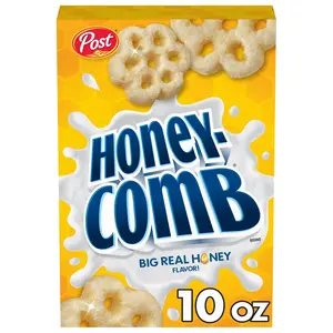 Post Honeycomb Breakfast Cereal, Real Big Honey Flavor, 10 oz Box