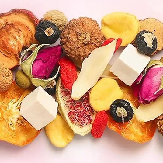 BOGO Beauty Tea Morning VC Night VA Tea 2 Cartons（10pcs VC Tea 10pcs VA Tea,20pcs in total) Caffeine Free Prickly Pear, Lemon, Kumquat, Rose, Monk Fruit, Hawthorn, Red Date, Pear Cubes;（Mulberry, Black Wolfberry, Poria Coco With Forest Thermos