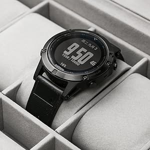 SUNNYGLADE 12 Slot PU Leather Lockable Watch Storage Boxes, Men & Women Jewelry Display Drawer Case, 2-tier Organizer Watch Showcase with Glass Lid SUNNYGLADE 12 Slot PU Leather Lockable Watch Storage Boxes, Men & Women Jewelry Display Drawer Case, 2-tier Organizer Watch Showcase with Glass Lid