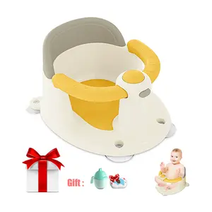 Baby Bath Seat for Babies 6 Months & Up, Bath Seats for Babies Sitting Up, Compact Toddler Bath Seat, Open Design, Non-Slip