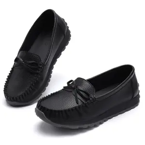 2026 New Women's Vintage Casual Sole Loafers,Women's Bow Decorated Slip on Loafers,American Live Broadcast  Snap Up,Designer Split-Toe Loafers ,Comfortable Walking Shoes , Casual Retro StyleGift(gift)