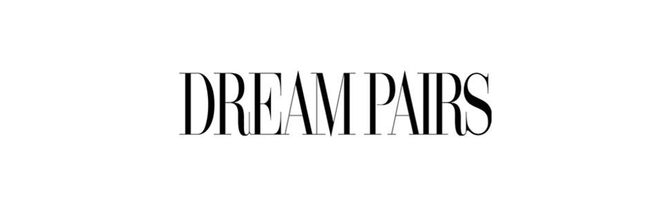 DREAM PAIRS Destiny Rhinestone Strapped Flare High-Heel Pumps for Women