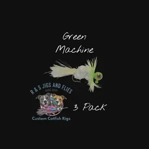 Green Machine Neck Series Crappie Jig (Pack of 3, 1/16 ounce jig)