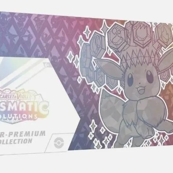 Prismatic Evolution Super Premium Pokemon Card Collection Box