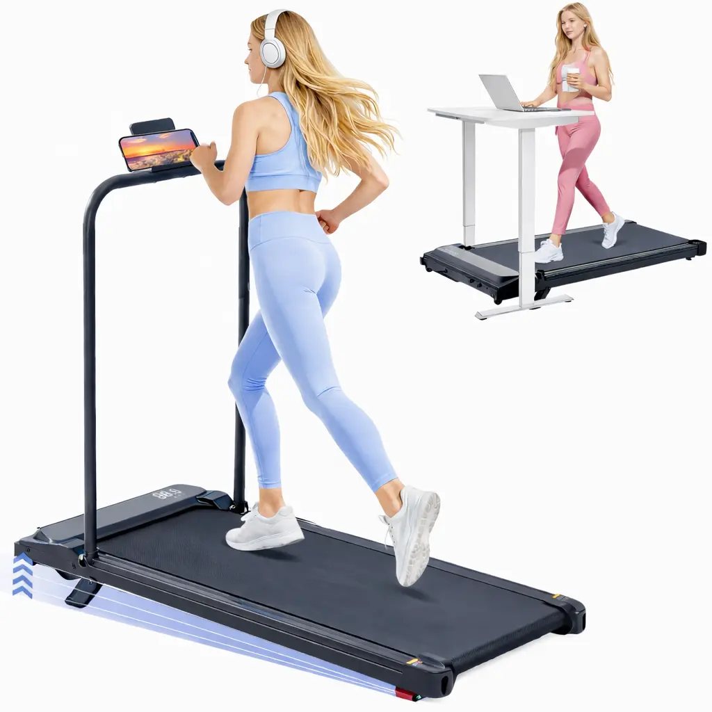 Walking Pad Treadmill with Handles 3 in 1 Portable Under Desk Treadmills for Home Small Space Foldable with Remote Control Multi Function Stepper for Health Safety,summerwins