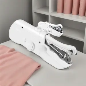 Handheld Sewing Machine, Mini Portable Electric Sewing Machine for Beginners & Adults, Quick Stitch Hand Sewing Device for DIY Home & Travel