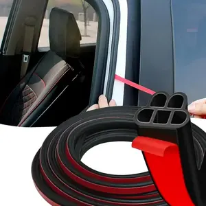 Universal Car Door Rubber Seal – Soundproof & Waterproof (Self-Adhesive)-32.8 is Suitable for Small Cars; 52.49 is a Universal Size. Car Door Seal Strip Double Layer Universal Self Adhesive Auto Door Seal Strip Soundproofing Weather Stripping