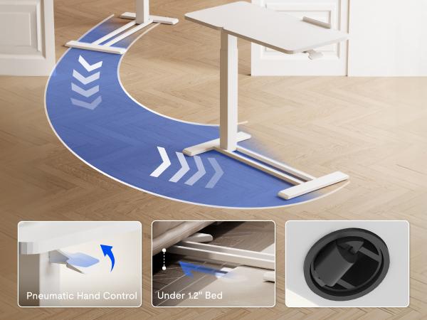 【SummerVibes】FLEXISPOT H7 Flex Height Adjustable C-Shaped End Table with Split Tilting Top, Mobile Side Table for Sofa & Bedside, Space-Saving Slide Under Furniture, Rolling Laptop Desk for Small Spaces, WFH Essentials, Versatile Home Gift tiktokshopsprin 【SummerVibes】FLEXISPOT H7 Flex Height Adjustable C-Shaped End Table with Split Tilting Top, Mobile Side Table for Sofa & Bedside, Space-Saving Slide Under Furniture, Rolling Laptop Desk for Small Spaces, WFH Essentials, Versatile Home Gift tiktokshopsprin