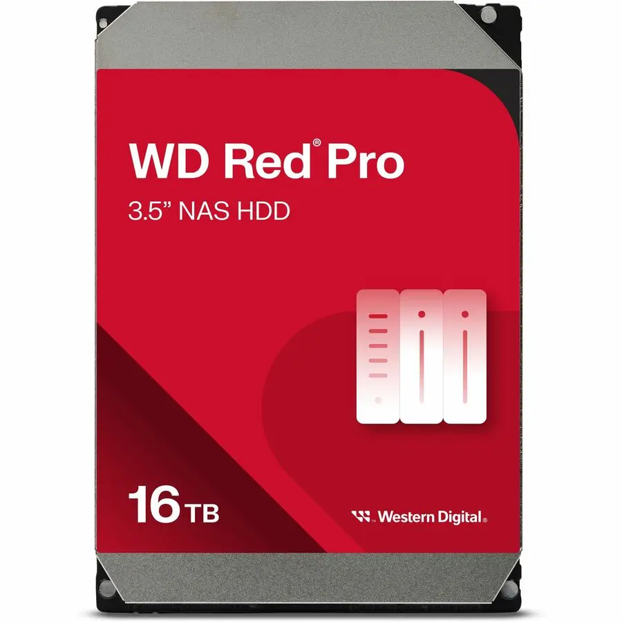 WD Red Pro WD161KFGX 16TB 3.5" SATA Internal Hard Drive