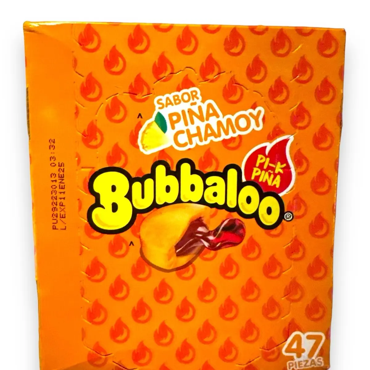 Bubbaloo Pineapple Chamoy Candy Filled Gum