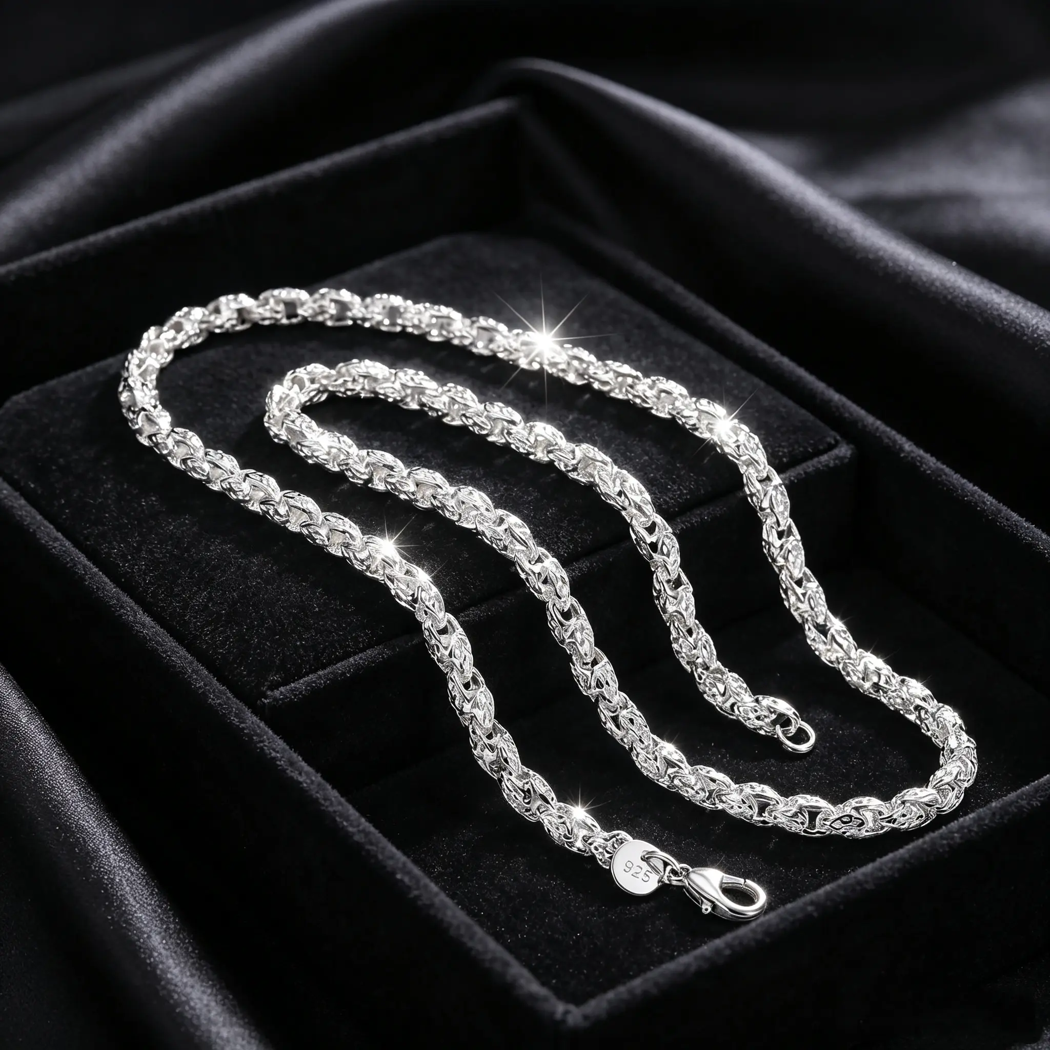 Chunky Twist Chain Choker Necklace - Spiral Rope Link, Hollow Carved Texture, Minimalist Punk Style, Silver Tone Unisex Jewelry for Women & Men, Layering, Daily, Casual, Chain & Link, Textured Spiral Rope Link