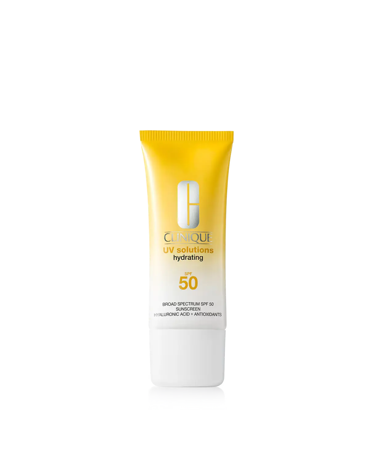 [Clinique] UV Solutions Hydrating Sunscreen Broad Spectrum SPF 50 | Face Sunscreen & Sun Care | Weightless UV Protection | Vitamin E + Provitamin D | Dermatologist Tested