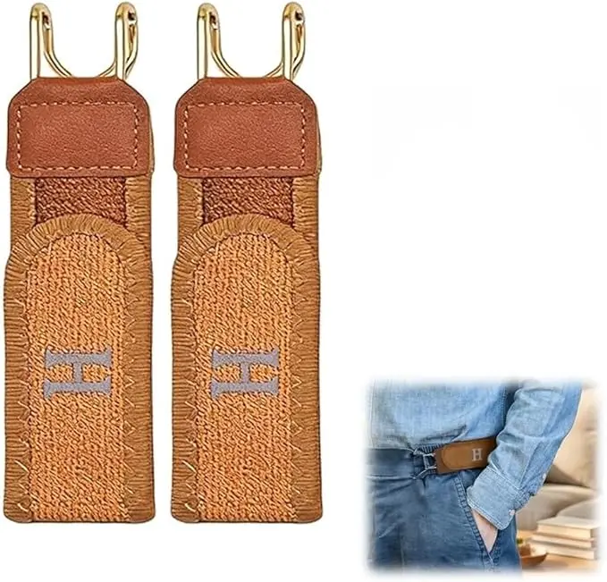 No Buckle Elastic Stretch Belt for Men & Women, Adjustable Buckleless Belt Hook, Invisible Unisex Belt for Jeans, Pants Waist Belt Quick Release Belt