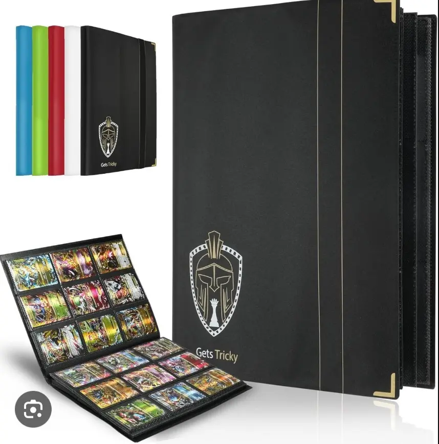 Pokemon Trading Card Binder 9 Pocket - 360 Pockets Card Collection Binder for Cards, Card Book holder for MTG, TCG and Sports Card Binder - Card Album