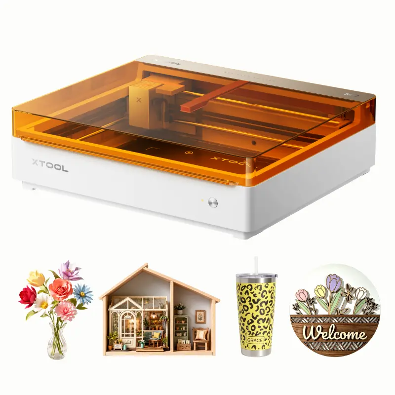 [LIVE ONLY] xTool M2 Color Craft Laser Cutter & Engraver | Full-Color CMYK Inkjet & 10W/20W Diode Laser