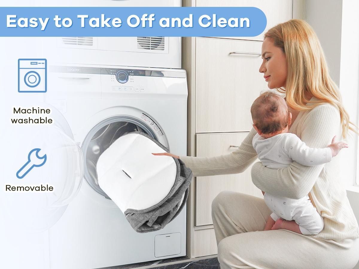 Baby Electric Bouncer, Baby Rocker, Electric swing, 5 Speed & 10 Lullabies, Baby Bassinet, Adapter & Battery Powered, For Indoor Use, Remote Control