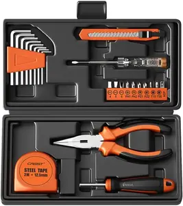Tool kits including wrenches, pliers, screwdrivers, etc., repair tool kits, household hand tools, and professional outdoor tool accessory kits.