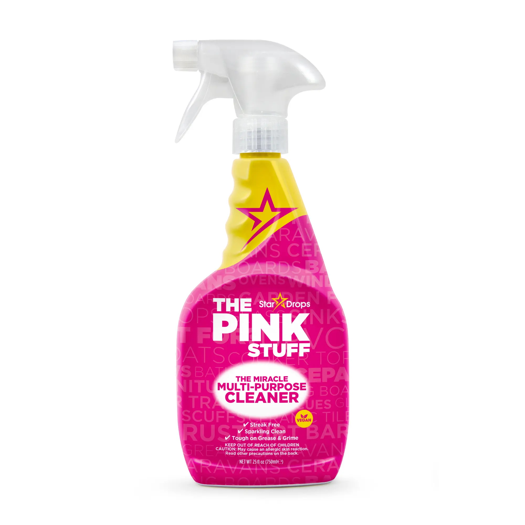 The Pink Stuff Multi-Purpose Spray 750ml | All Purpose Cleaner for Grease, Grime & Everyday Messes