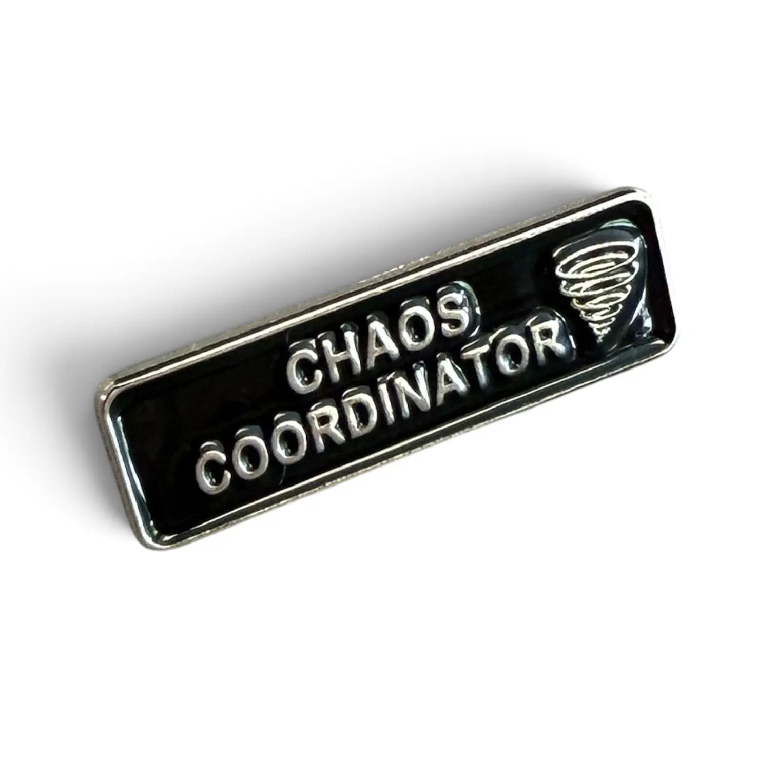 Chaos Coordinator Enamel Pin, Funny Office Pin, Manager Gift, Teacher Appreciation Gift, Boss Lapel Pin Brooch Accessory, Soft Enamel Badge Suitable for Lanyards, Jackets, Purses, Backpacks