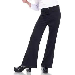 Men's 1970s Disco Bell Bottom Jeans, Halloween Costume Trouser, Floral Shirt Pairing Bottoms