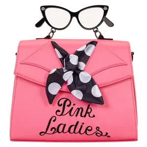 Loungefly Paramount Grease Pink Ladies Crossbody Bag Loungefly Paramount Grease Pink Ladies Crossbody Bag