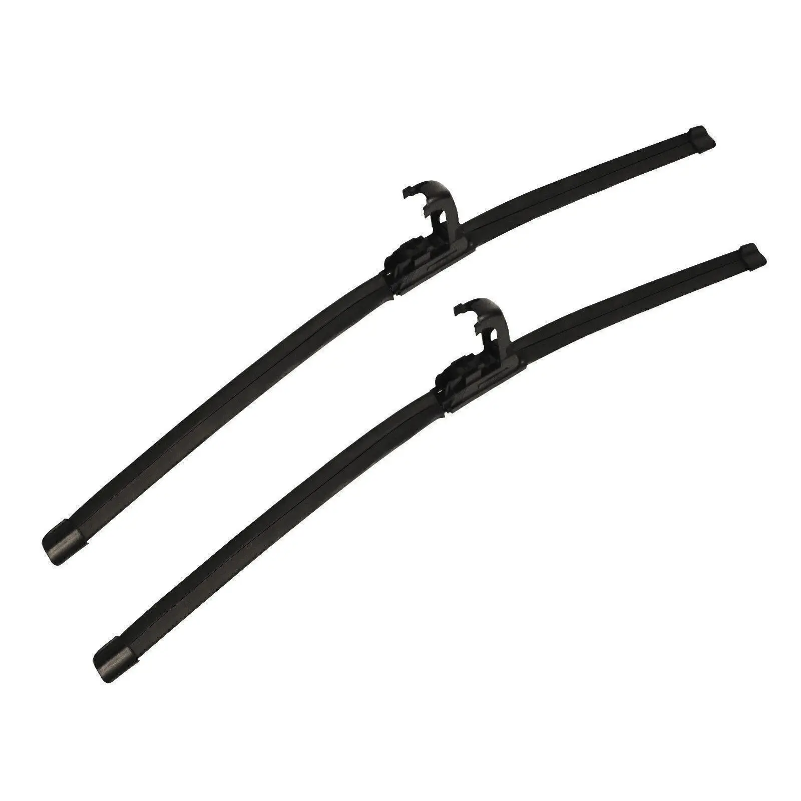 22-in Automotive Front Pair (Driver & Passenger Side) J-Hook Blades Windshield Wiper Blades, 2-Pack Rubber-Steel Heat-Resistant All-Season Quiet Operation Wipers with Snow & Ice Build-Up Prevention Design, Universal, 22 Inch, J-Hook Blades Windscreen Wipe