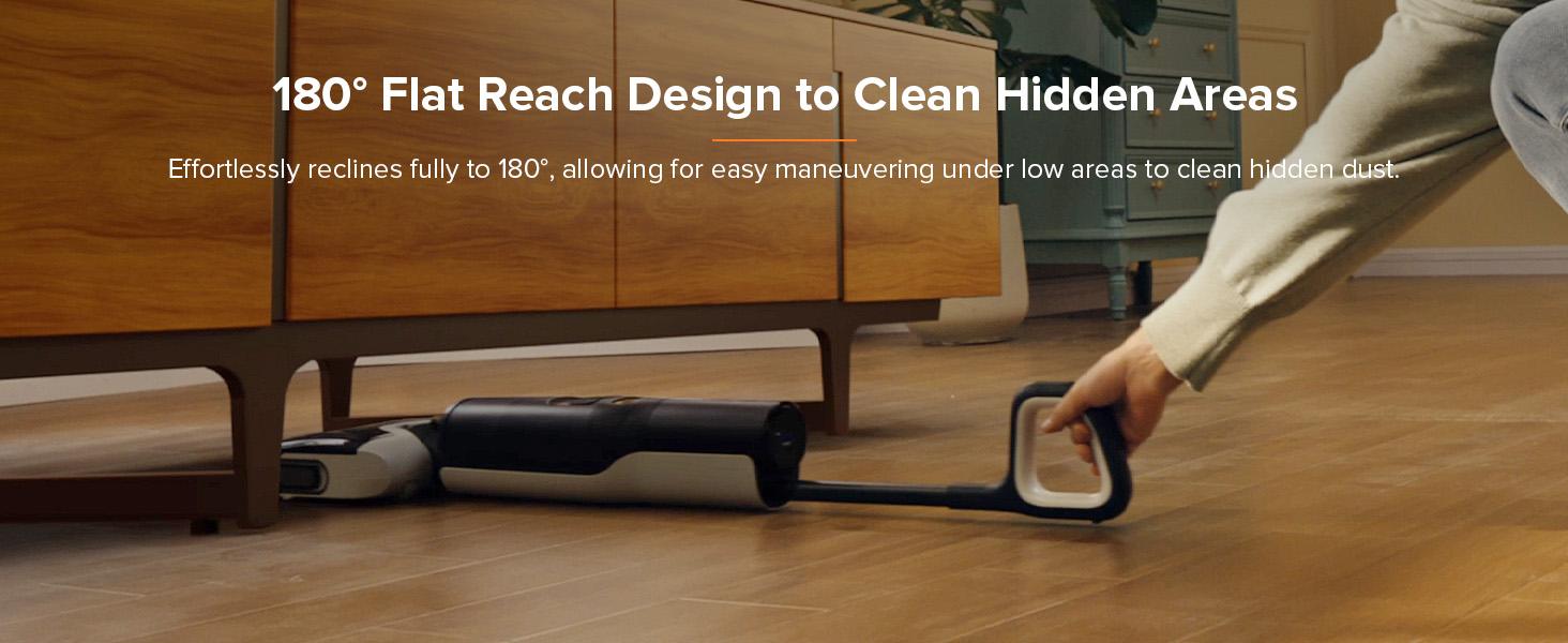 Roborock F25 LT Wet Dry Vacuum Cleaner and Mop (F25 Series), 194°F High temperature Self Cleaning & Hot Air Flash Drying,  20000Pa Cordless Vacuum Mop Combo, 180° Lie-Flat Hard  Floor Cleaner, Edge to Edge Cleaning #TikTokShopSpringGlowUp #NewDropsForYou