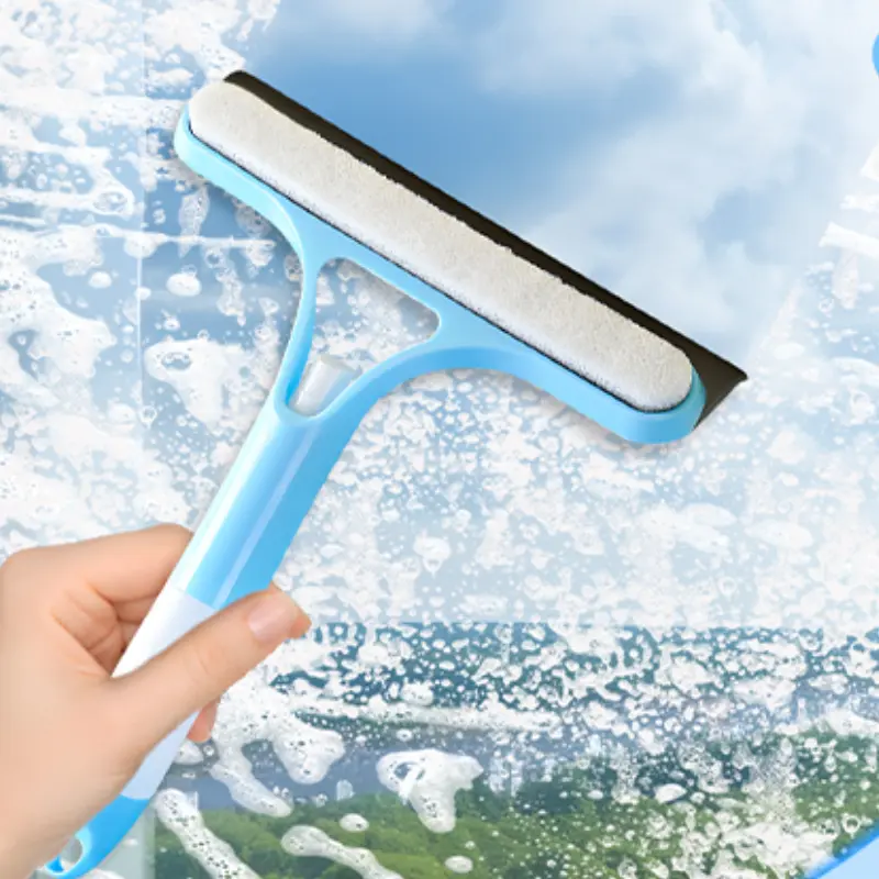 Joytutus Multifunctional Glass Wiper - Car Wash Accessory with Watering Can, Steam Function, White Set, Bathroom Mirror Cleaner for Cleaning and Organizing Effortless Daily Use