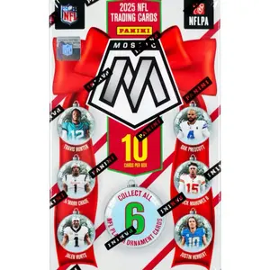 2025 Panini Mosaic NFL Holiday Cereal Box
