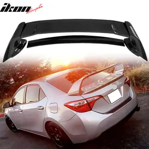 Rear Spoiler Wing Lip for Toyota Corolla E170 Sedan 2014-2021 Gloss Black