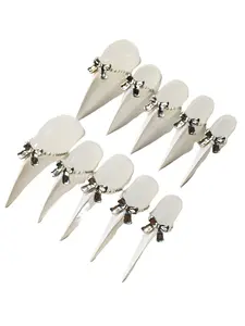 JmDrnails Dragon Claw Nails 10 Pcs Handmade Acrylic Press on Nails Holographic Glitter & 3D Crystal Accents | Salon-Quality Statement Nails