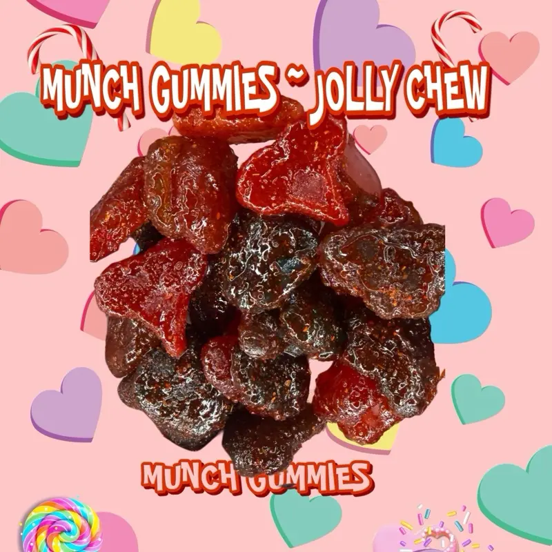 munch gummies ~ JOLLY CHEW - ( ONE CONTAINER )