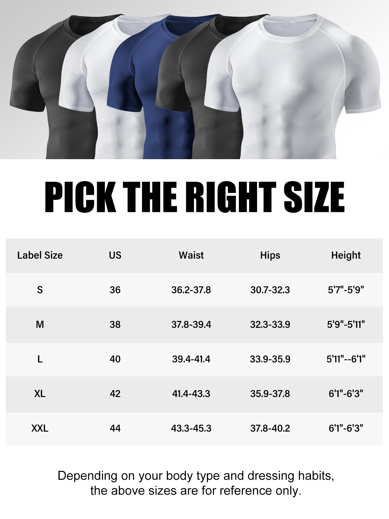 TELALEO 5 value pack Men’s Compression Shirts Short Sleeve Cool Dry Sports Athletic Workout Base Layer Undershirt T-Shirt Tops quick dry dealsforyoudays TELALEO 5 value pack Men’s Compression Shirts Short Sleeve Cool Dry Sports Athletic Workout Base Layer Undershirt T-Shirt Tops quick dry dealsforyoudays