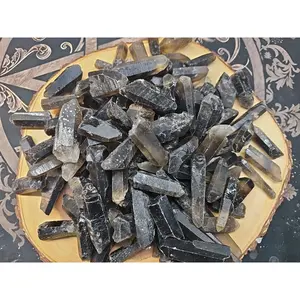 1lb Natural Raw smokey Clear Quartz Crystal Points Original Brazil Wholesale Lots Mineral Stones