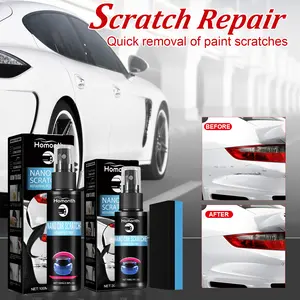 Car Scratch Remover - Nano Repairing Polish Spray (100ML) | Car Detailing Kit with Sponge Applicator | Fixes Paint Scratches, Swirls, and Water Spots
