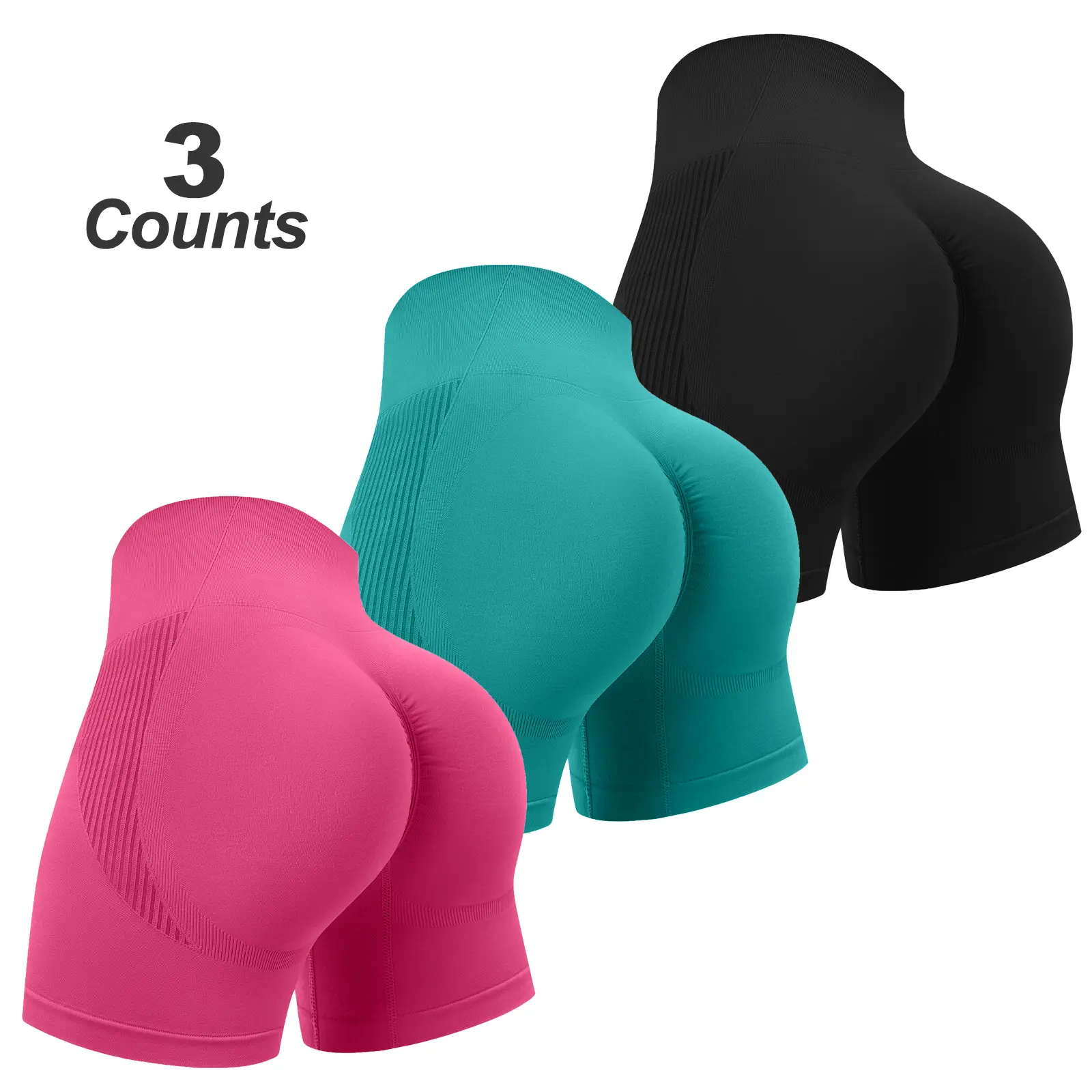 High Waisted Gym Shorts for Women, Scrunch Butt & Butt-Lifting Seamless Athletic Biker Shorts, Tummy Control, Squat Proof Sports Shorts for Yoga, Running & Workout,back to school,back to school haul