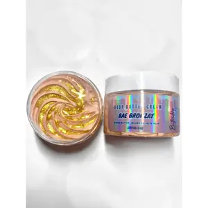 Glam Shimmer Body Butter Cream by Butterdrip - Bey'Bronze' - Golden Bronzer Shimmer Effect