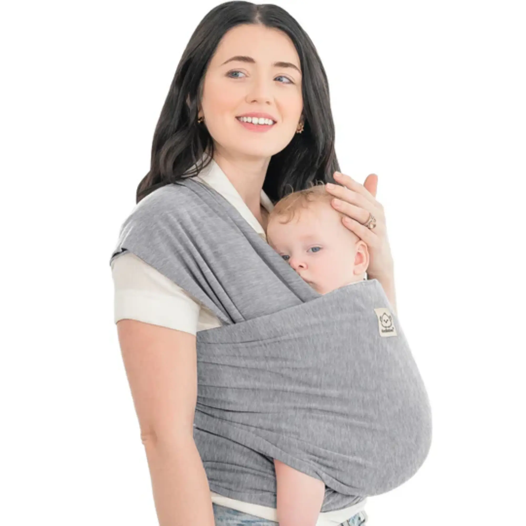 KeaBabies Baby Wrap Carrier - All in 1 Original Baby Carrier Newborn To Toddler Sling, Easy to Wear, Hands Free Bonding, Lightweight, Breathable Infant Wraps