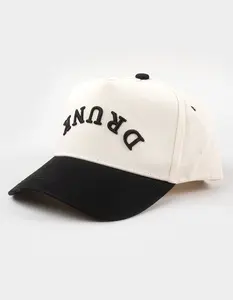 KENZ KUSTOMZ Drunk Snapback Hat, Black Combo