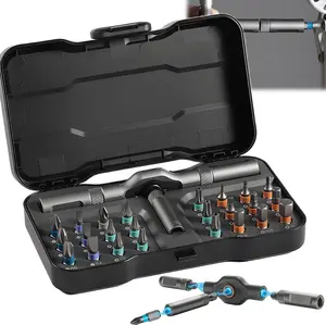 Perfect Gift Idea 25 in 1 Magnetic Screwdriver Set Multifunction Ratchet Wrench Tool Kit for Men Women Dad Him Home DIY Repair Projects