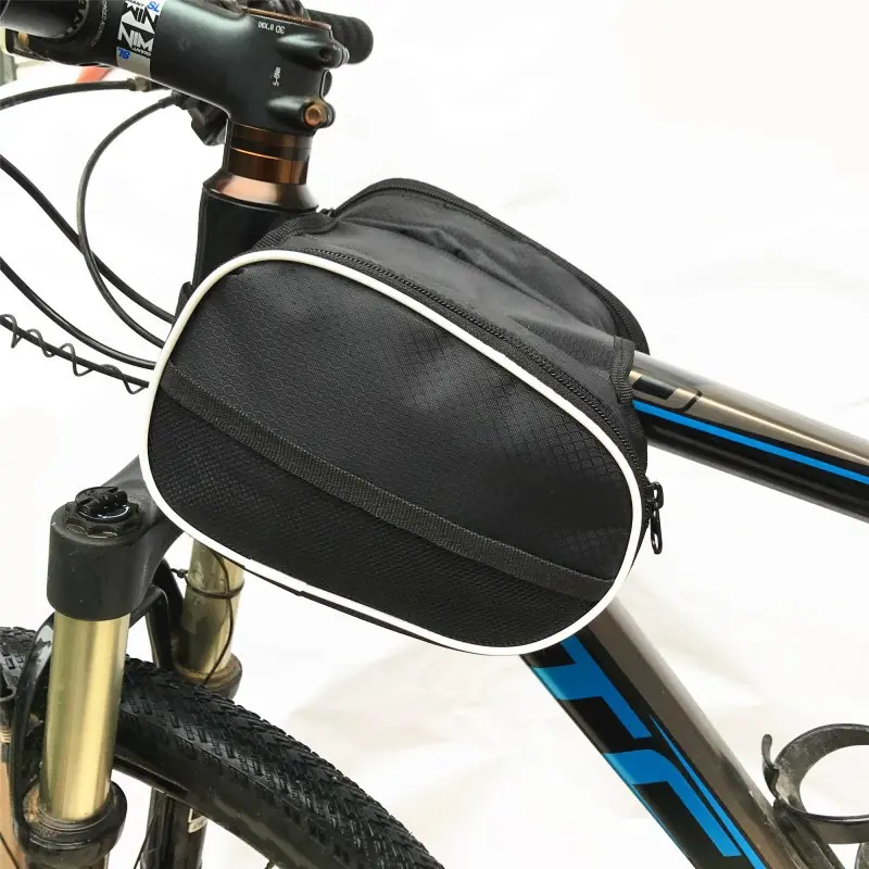 Waterproof Bike Bag Set, 1-Piece Wear-Resistant Cycling Accessories Bundle for Mountain Bikes with Top Tube Bag, Saddle Pouch & Frame Case, Bike Accessory