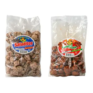 El Super Leon Saladito Soft Chewy Dry Salted Plums with Sweet Tangy and Salty Flavors & Hot Version