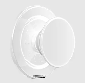 PopSockets Glossy White MagSafe Kick-Out Grip & Stand - Essential Accessory for Mobile Phones, Smartphones, Cellphones, Accessories